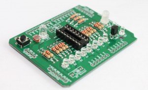 Step 9- Solder 16 pin IC socket