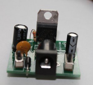 Step 10 solder LM7805 and dC barrel-2