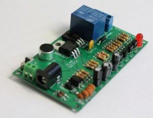 Clap switch kit with relay