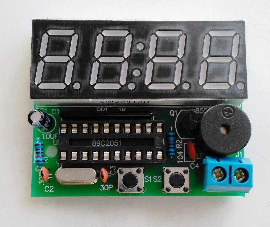 How to assemble DIY digital clock kit Circuit Diagram