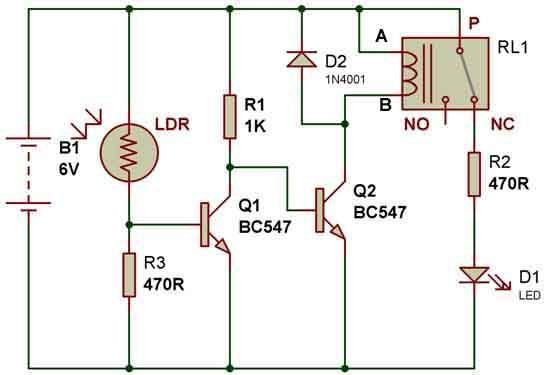 How to use a relay | BuildCircuit logic diagram word 2010 