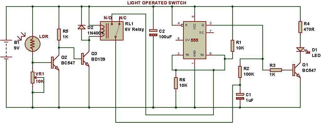 Light operated switch | BuildCircuit - Electronics