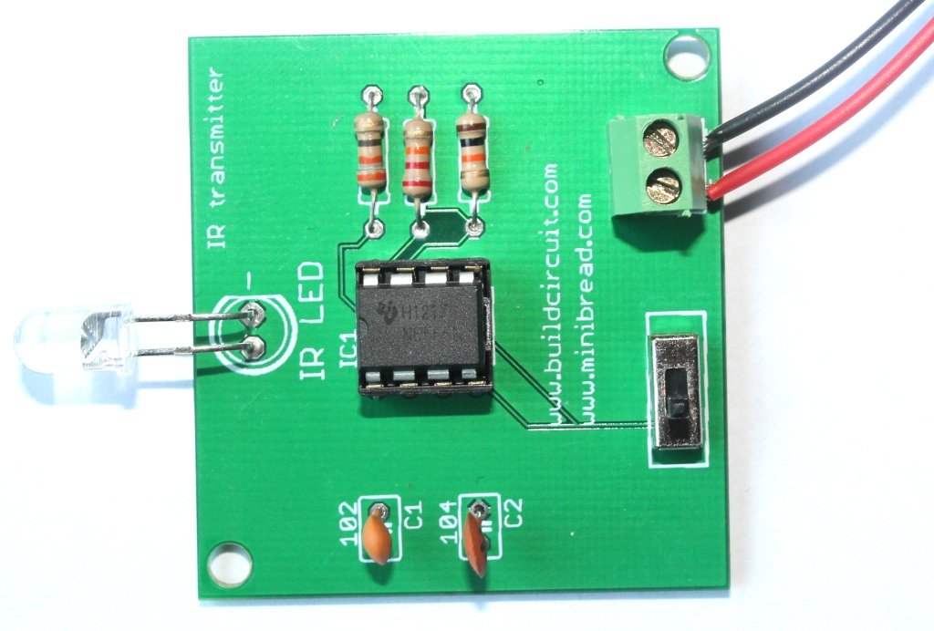 Ir Led Transmitter And Receiver Circuit