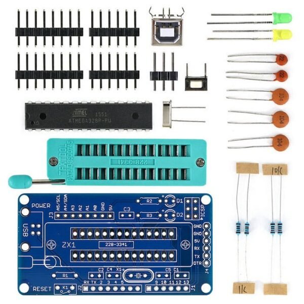 DIY Arduino with ZIF Socket (1) – BuildCircuit.COM