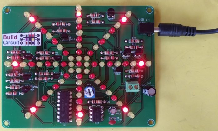 Diy Kit 9 Light Explosion Led Effect Diy Electronic Kit Using Leds 