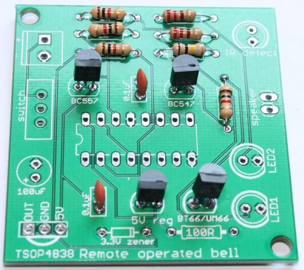 Step 6- Solder BT66 musical IC – BuildCircuit.COM