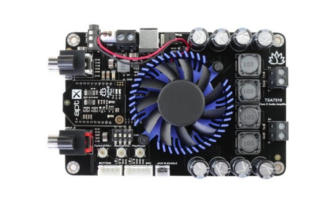 2 X 100W Class D Bluetooth Audio Amplifier Board – TSA7510B(TWS/Apt-X) img