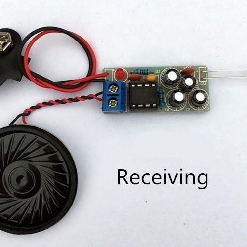DIY KIT 39 Laser operated wireless audio transmitter and receiver